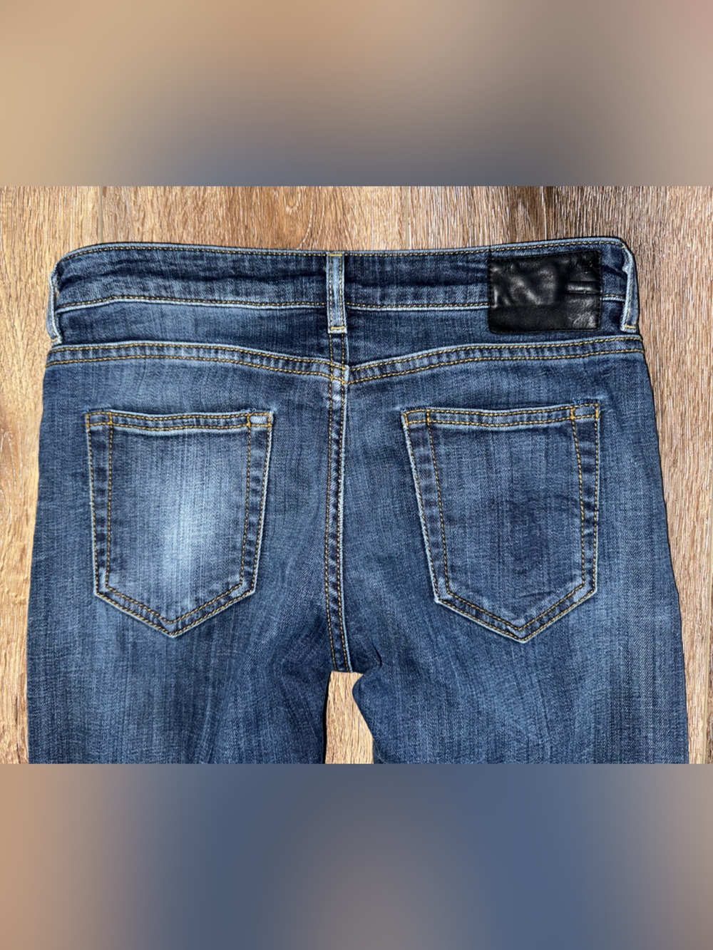 R13 Boy Skinny Jeans in Berlin Blue Women’s Size 25 - Picture 5 of 14